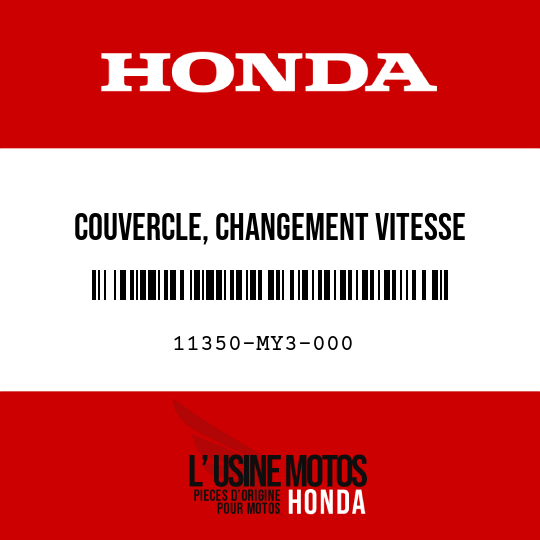 image de 11350-MY3-000 COUVERCLE, CHANGEMENT VITESSE