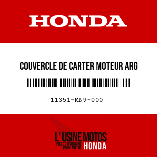 image de 11351-MN9-000 COUVERCLE DE CARTER MOTEUR ARG