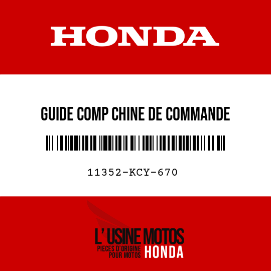image de 11352-KCY-670 GUIDE COMP CHINE DE COMMANDE DECOMPRESSION