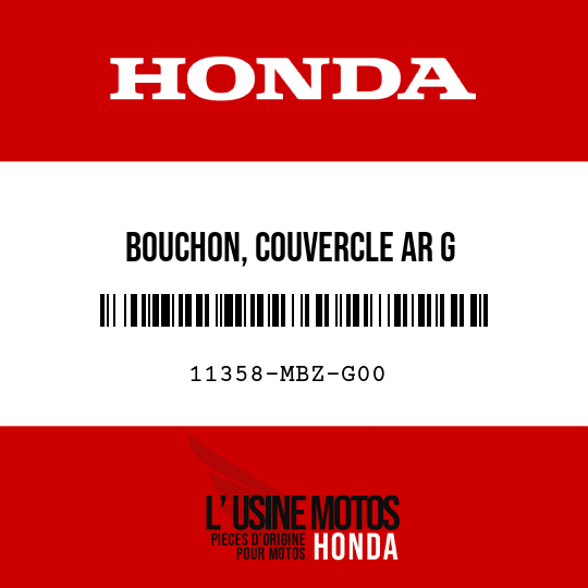 image de 11358-MBZ-G00 BOUCHON, COUVERCLE AR G