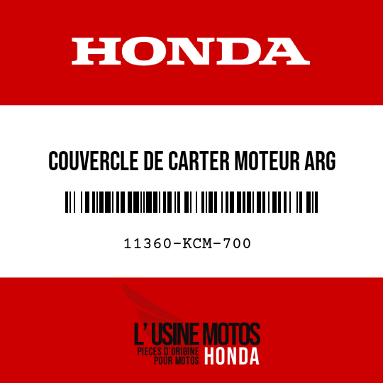 image de 11360-KCM-700 COUVERCLE DE CARTER MOTEUR ARG