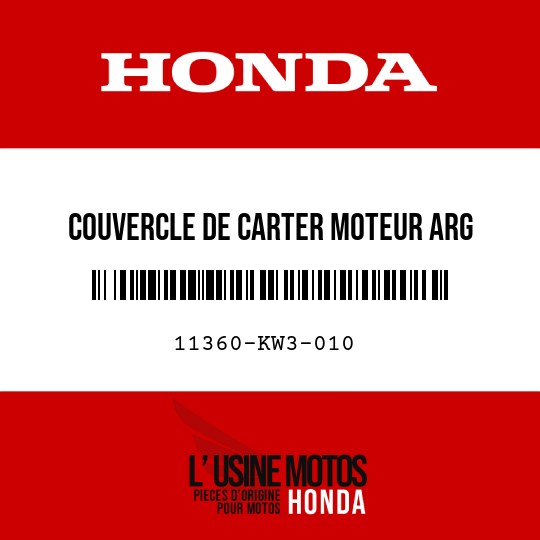 image de 11360-KW3-010 COUVERCLE DE CARTER MOTEUR ARG