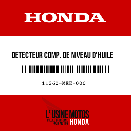 image de 11360-MEE-000 DETECTEUR COMP. DE NIVEAU D'HUILE