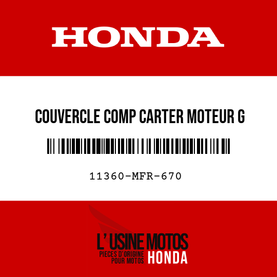 image de 11360-MFR-670 COUVERCLE COMP CARTER MOTEUR G