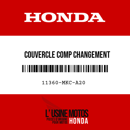 image de 11360-MKC-A20 COUVERCLE COMP CHANGEMENT