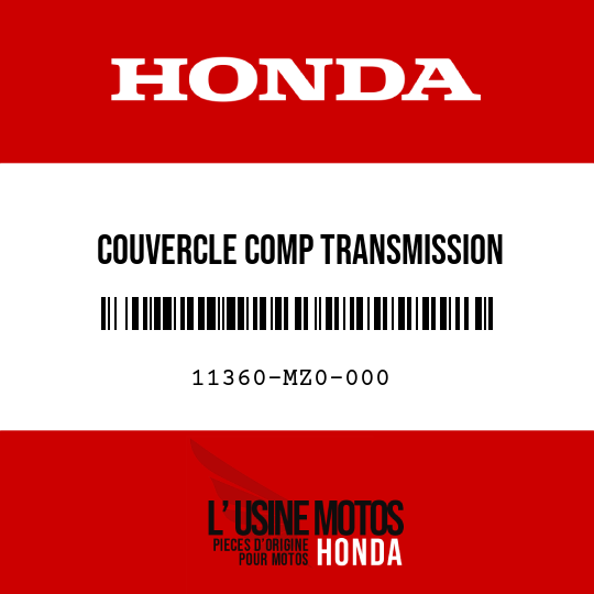 image de 11360-MZ0-000 COUVERCLE COMP TRANSMISSION
