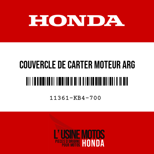 image de 11361-KB4-700 COUVERCLE DE CARTER MOTEUR ARG