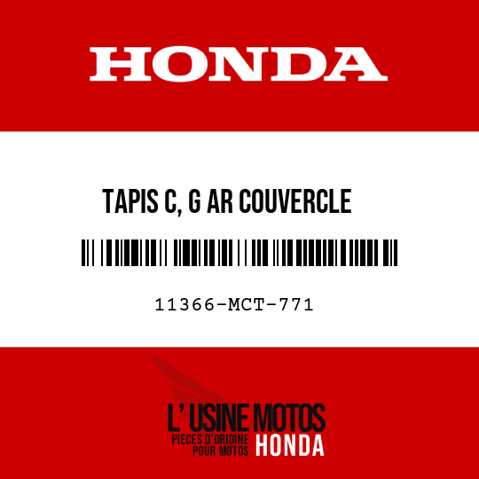 image de 11366-MCT-771 TAPIS C, G AR COUVERCLE