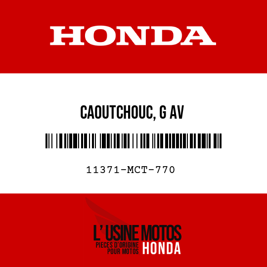 image de 11371-MCT-770 CAOUTCHOUC, G AV