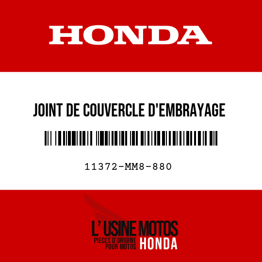 image de 11372-MM8-880 JOINT DE COUVERCLE D'EMBRAYAGE