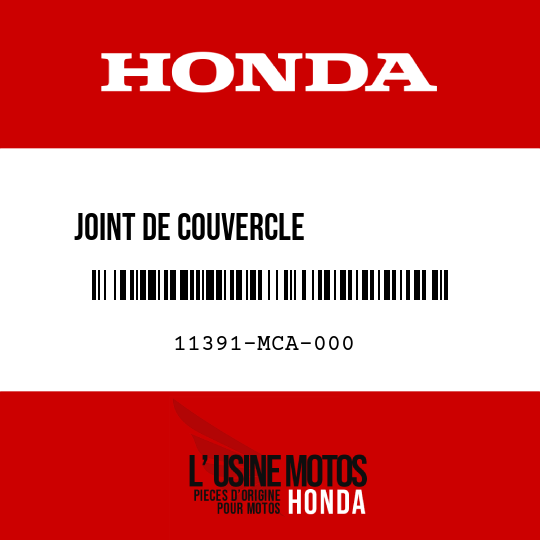 image de 11391-MCA-000 JOINT DE COUVERCLE            TRANSMISSION