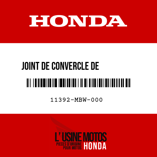image de 11392-MBW-000 JOINT DE CONVERCLE DE GENERATER A CA