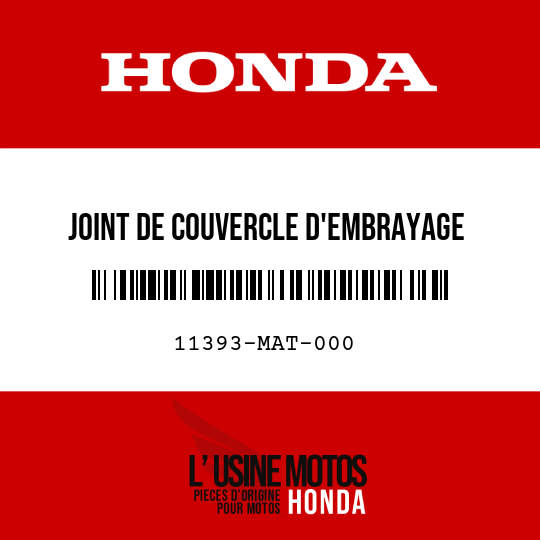 image de 11393-MAT-000 JOINT DE COUVERCLE D'EMBRAYAGE
