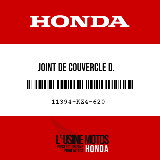 image de 11394-KZ4-620 JOINT DE COUVERCLE D.