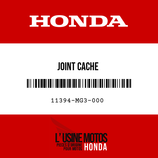 image de 11394-MG3-000 JOINT CACHE