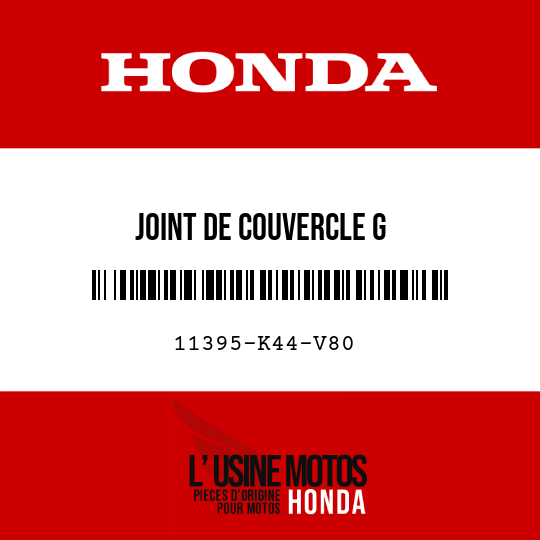 image de 11395-K44-V80 JOINT DE COUVERCLE G