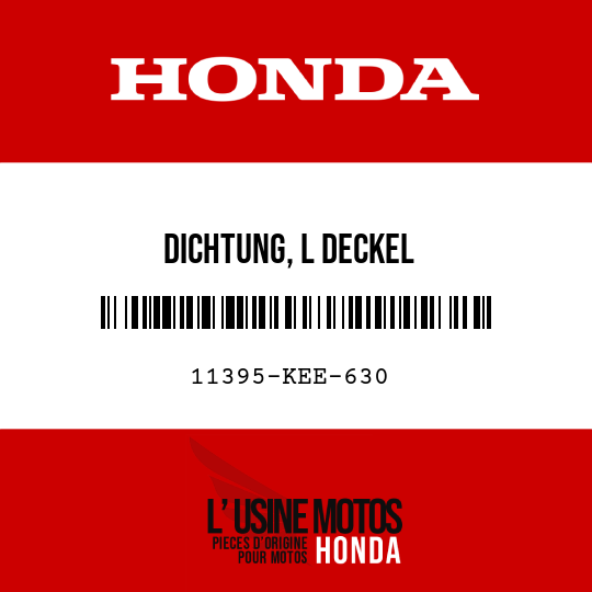 image de 11395-KEE-630 DICHTUNG, L DECKEL