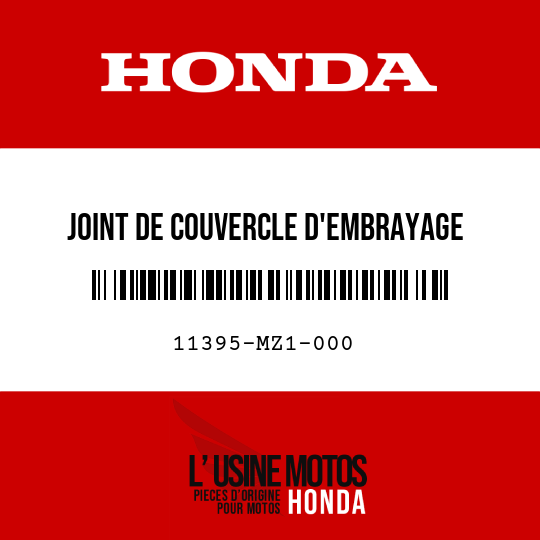image de 11395-MZ1-000 JOINT DE COUVERCLE D'EMBRAYAGE
