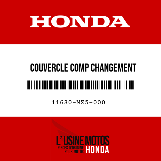 image de 11630-MZ5-000 COUVERCLE COMP CHANGEMENT
