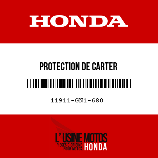 image de 11911-GN1-680 PROTECTION DE CARTER