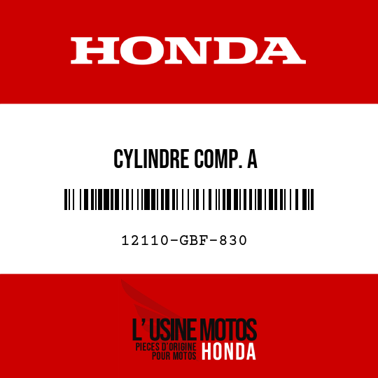 image de 12110-GBF-830 CYLINDRE COMP. A