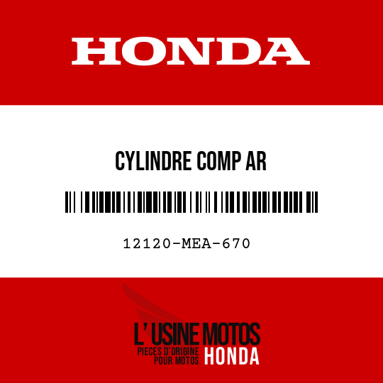 image de 12120-MEA-670 CYLINDRE COMP AR