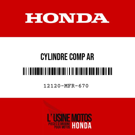 image de 12120-MFR-670 CYLINDRE COMP AR