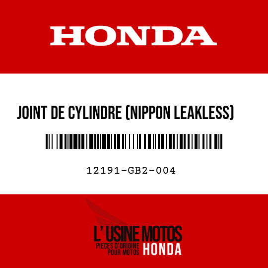 image de 12191-GB2-004 JOINT DE CYLINDRE (NIPPON LEAKLESS)