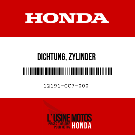 image de 12191-GC7-000 DICHTUNG, ZYLINDER