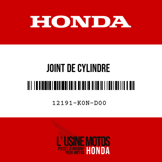 image de 12191-K0N-D00 JOINT DE CYLINDRE