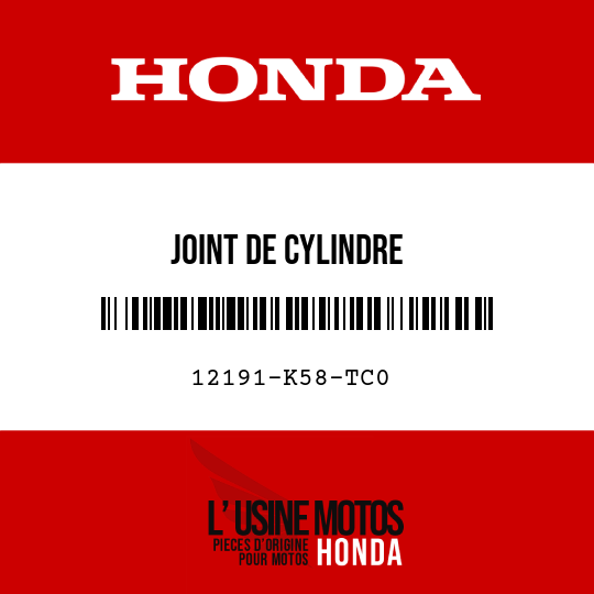 image de 12191-K58-TC0 JOINT DE CYLINDRE