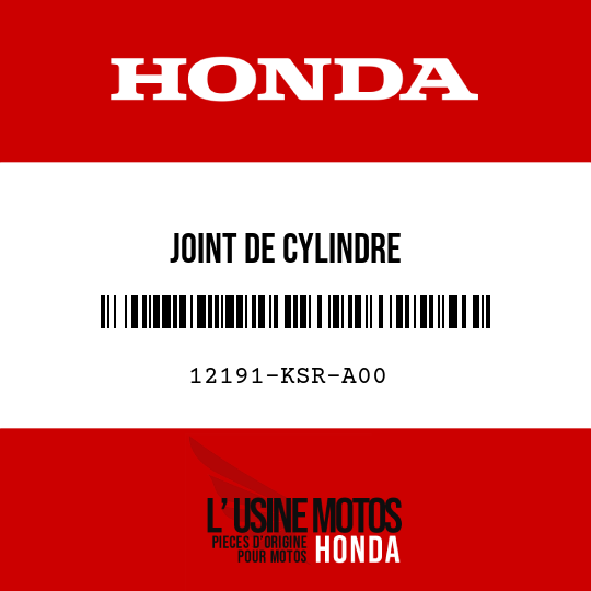 image de 12191-KSR-A00 JOINT DE CYLINDRE