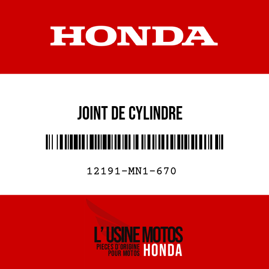 image de 12191-MN1-670 JOINT DE CYLINDRE