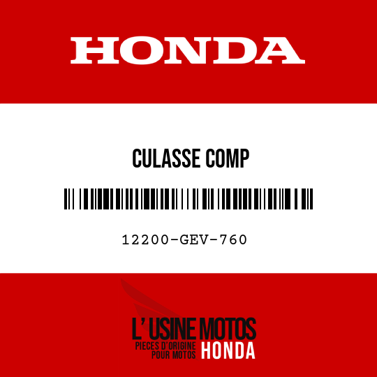 image de 12200-GEV-760 CULASSE COMP