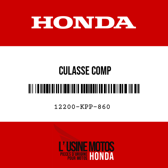 image de 12200-KPP-860 CULASSE COMP