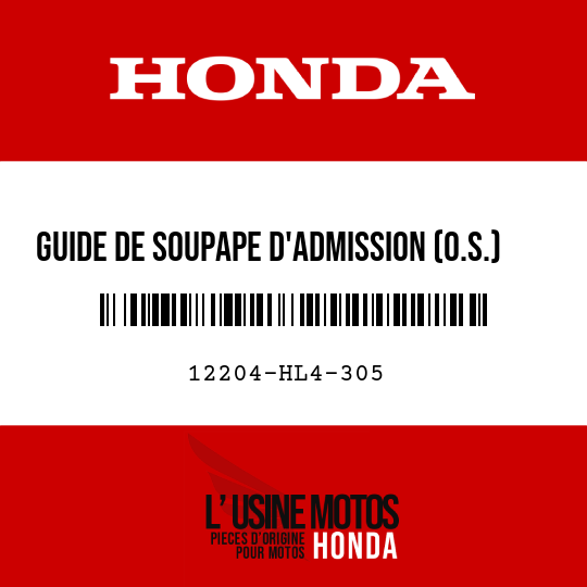 image de 12204-HL4-305 GUIDE DE SOUPAPE D'ADMISSION (O.S.)