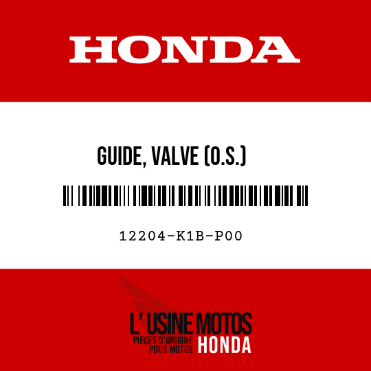 image de 12204-K1B-P00 GUIDE, VALVE (O.S.)