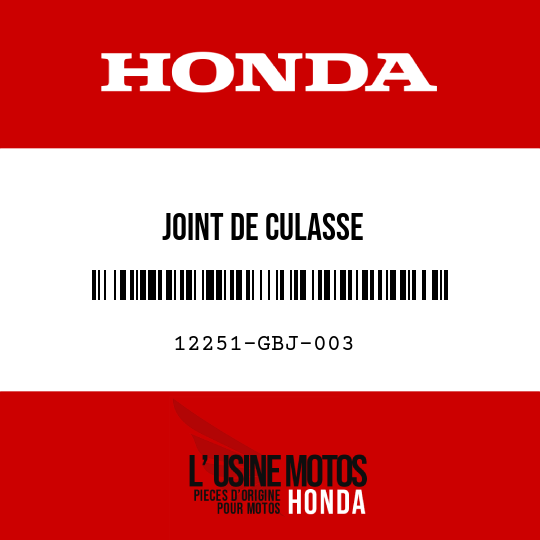 image de 12251-GBJ-003 JOINT DE CULASSE