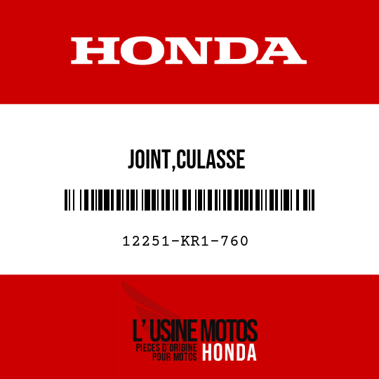 image de 12251-KR1-760 JOINT,CULASSE