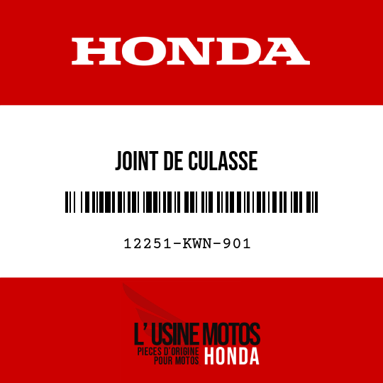 image de 12251-KWN-901 JOINT DE CULASSE