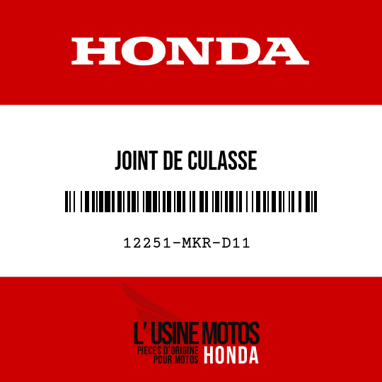 image de 12251-MKR-D11 JOINT DE CULASSE