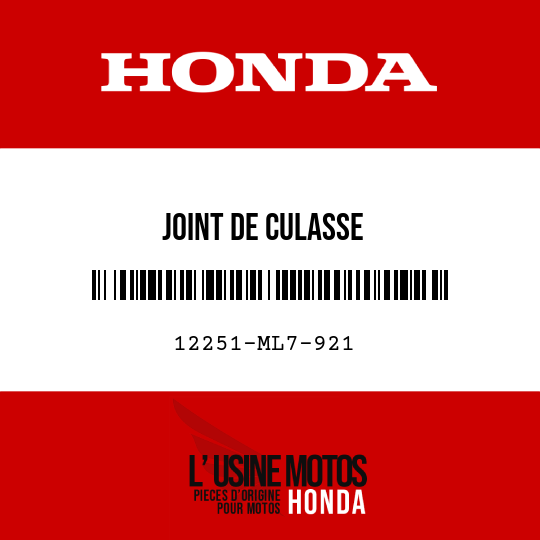 image de 12251-ML7-921 JOINT DE CULASSE