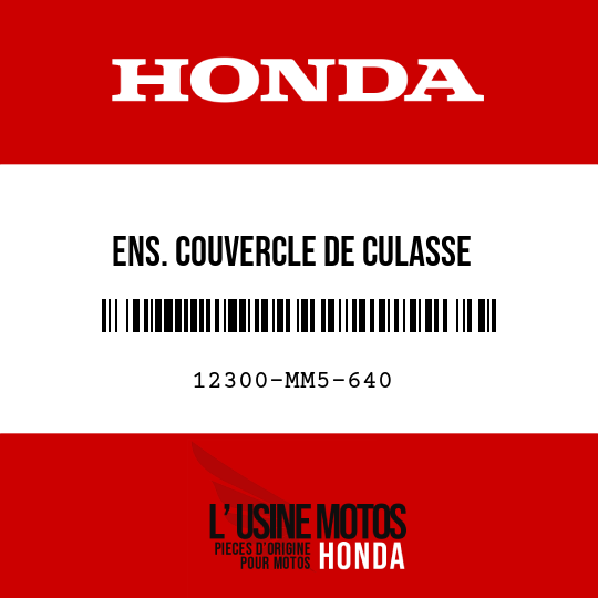 image de 12300-MM5-640 ENS. COUVERCLE DE CULASSE