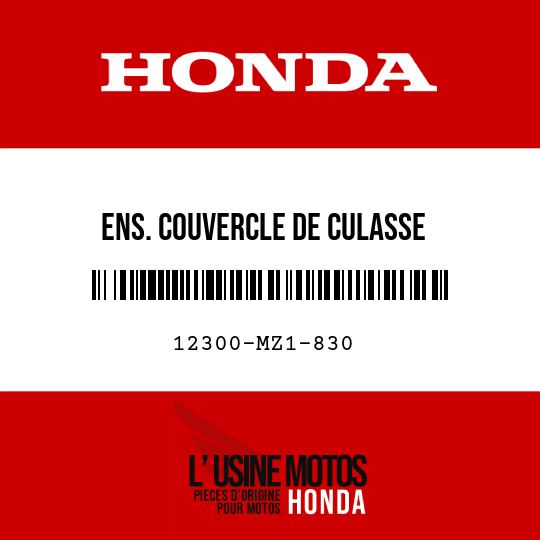 image de 12300-MZ1-830 ENS. COUVERCLE DE CULASSE