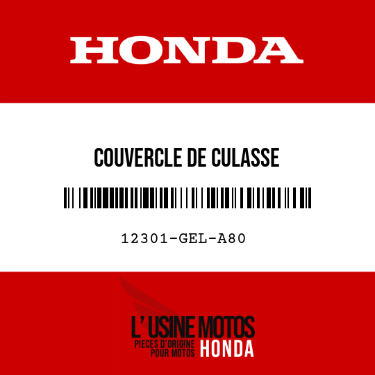 image de 12301-GEL-A80 COUVERCLE DE CULASSE