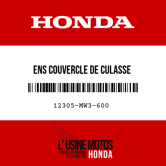 image de 12305-MW3-600 ENS COUVERCLE DE CULASSE