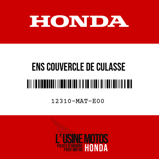 image de 12310-MAT-E00 ENS COUVERCLE DE CULASSE