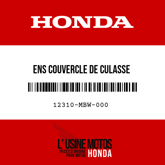 image de 12310-MBW-000 ENS COUVERCLE DE CULASSE