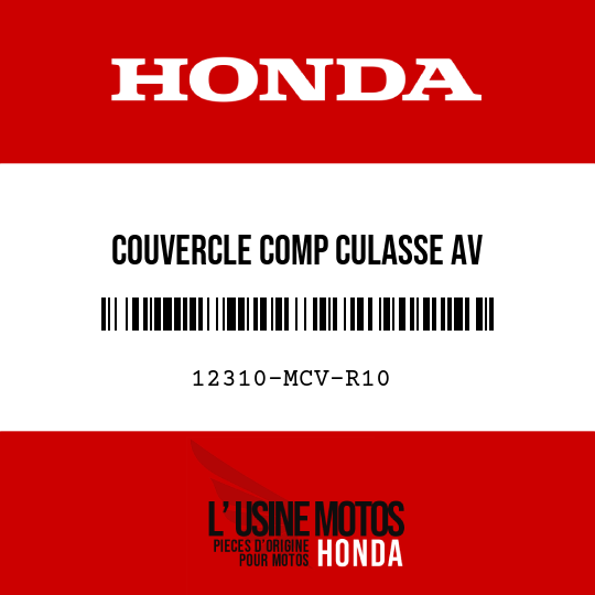 image de 12310-MCV-R10 COUVERCLE COMP CULASSE AV