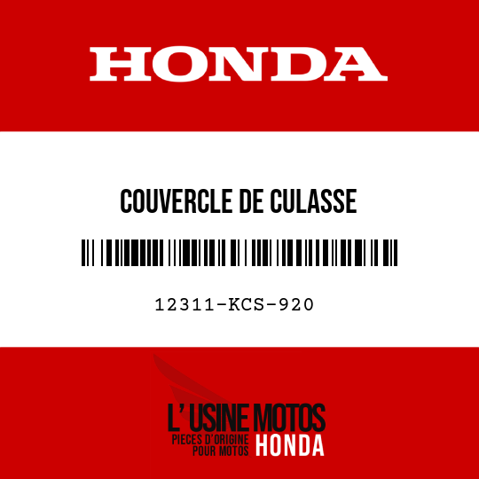 image de 12311-KCS-920 COUVERCLE DE CULASSE
